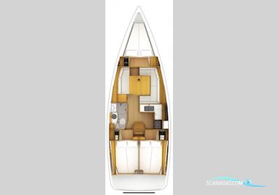 Jeanneau Sun Odyssey 389 Zeilboten 2017, met Yanmar 3YM30AE motor, Kroatië