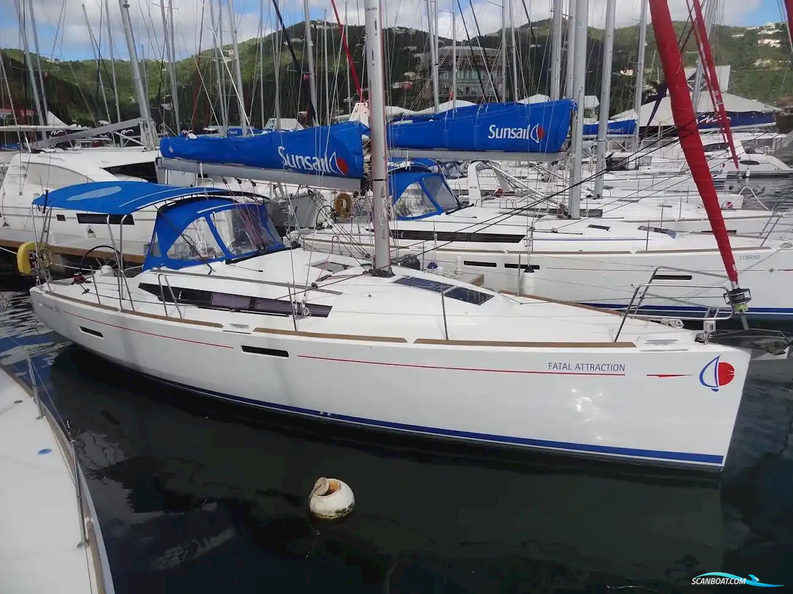 Jeanneau Sun Odyssey 389 Zeilboten 2017, met Yanmar motor, Virgin Islands