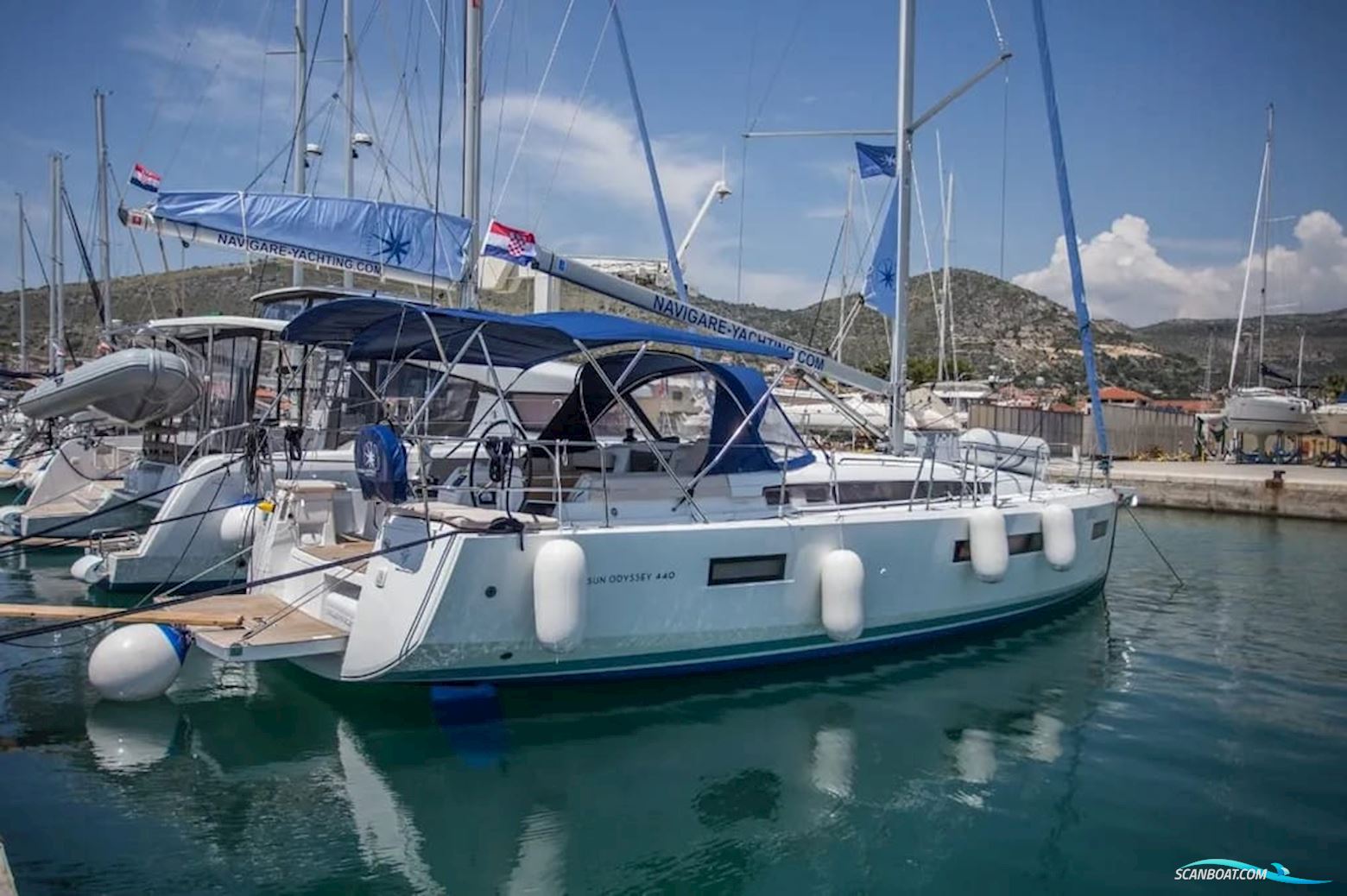 Jeanneau Sun Odyssey 440 Zeilboten 2019, met Yanmar motor, Kroatië