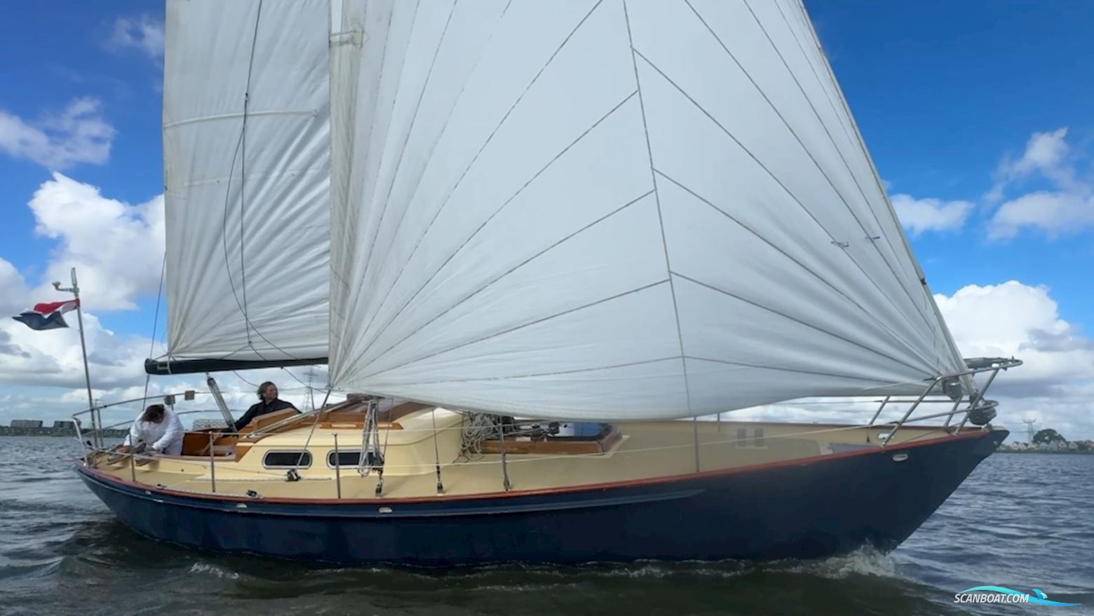 Koopmans 1050 Zeilboten 1977, met Volvo motor, The Netherlands