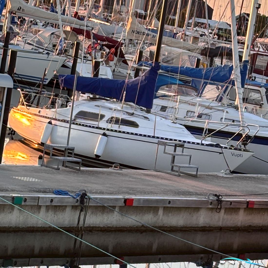 L23 Zeilboten 1977, met Mercury motor, Denemarken