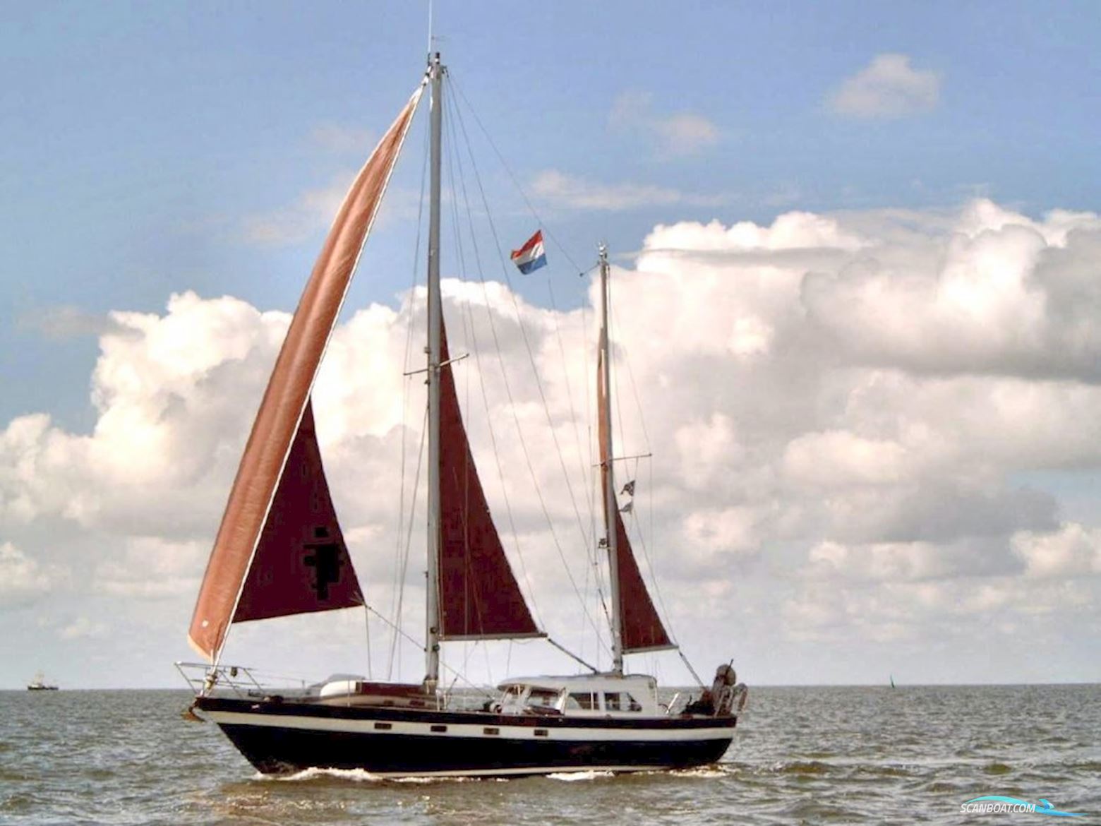 Lemstra 1200 Hylke Lemstra Carena Zeilboten 1978, met Volvo  motor, The Netherlands