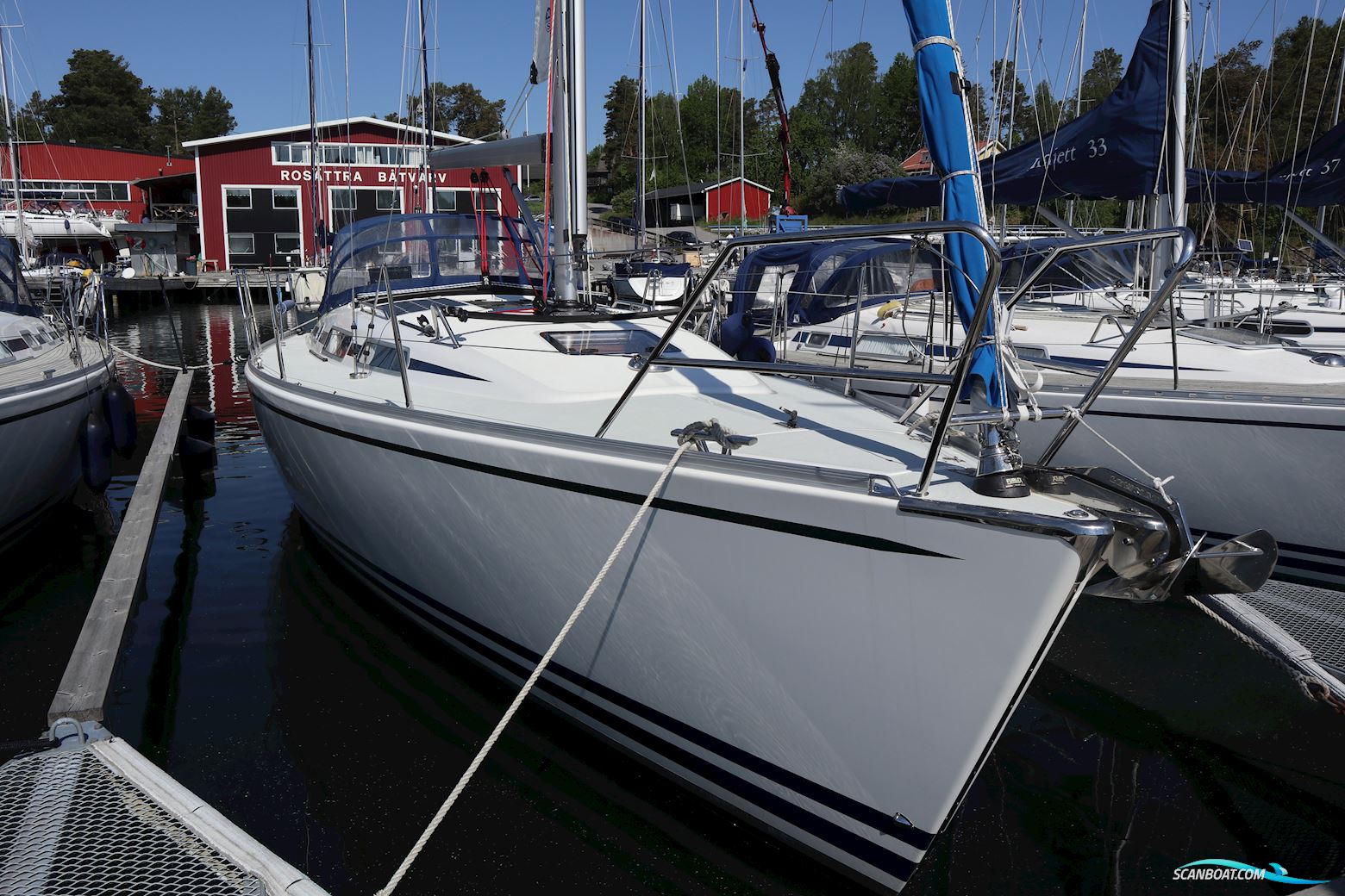 Linjett 34 Zeilboten 2016, met Yanmar 3YM30 motor, Sweden