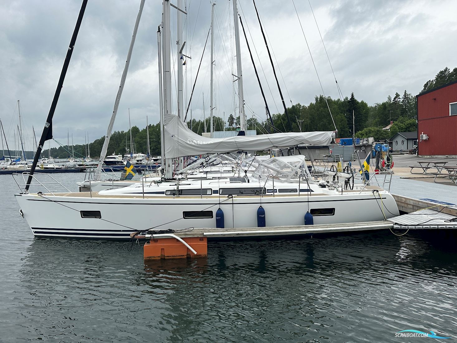 Linjett 39 Zeilboten 2024, met Volvo Penta D2 - 50 motor, Sweden