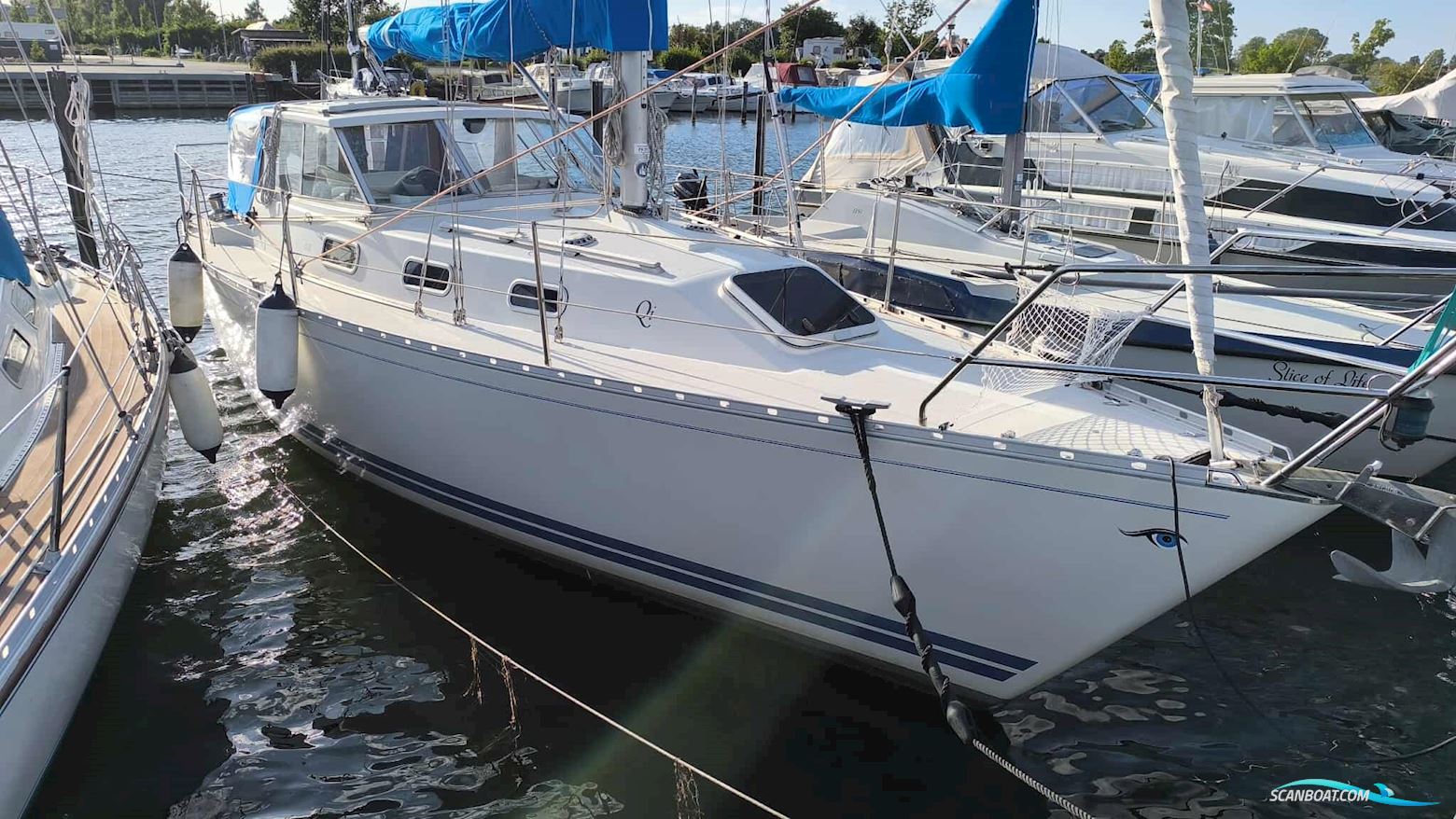 LM 33 Vitesse Cabrio Zeilboten 1989, met Volvo Penta motor, Denemarken