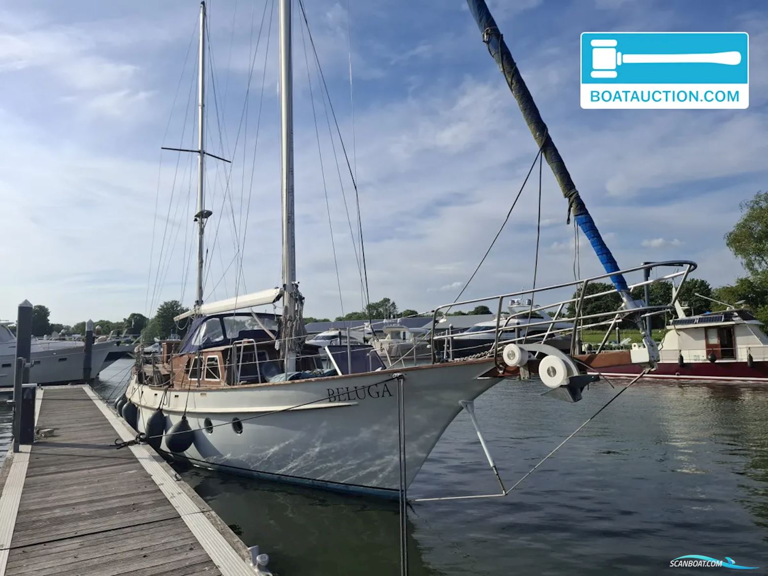 Lubbe-Voss Ketch Zeilboten 1968, met Mitsubishi motor, The Netherlands