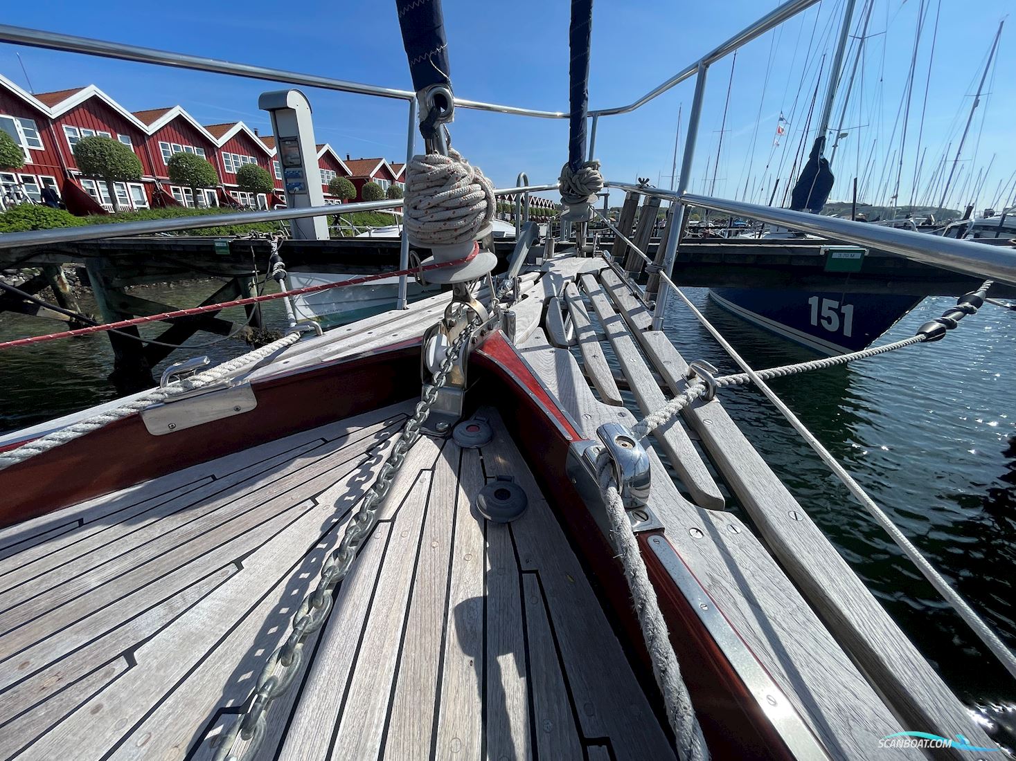 Mahogny Sejlbåd 32'