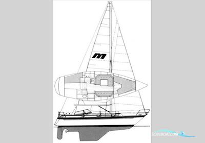 Malo 34 Zeilboten 1991, met Volvo motor, United Kingdom