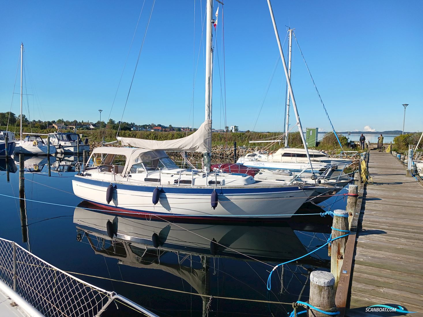Malö 40H Zeilboten 1984, met Volvo Penta MD17D motor, Denemarken
