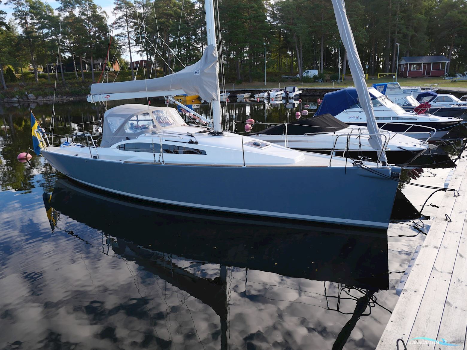Malö HP 1030 Zeilboten 2009, met Lombardini 20 HK motor, Sweden