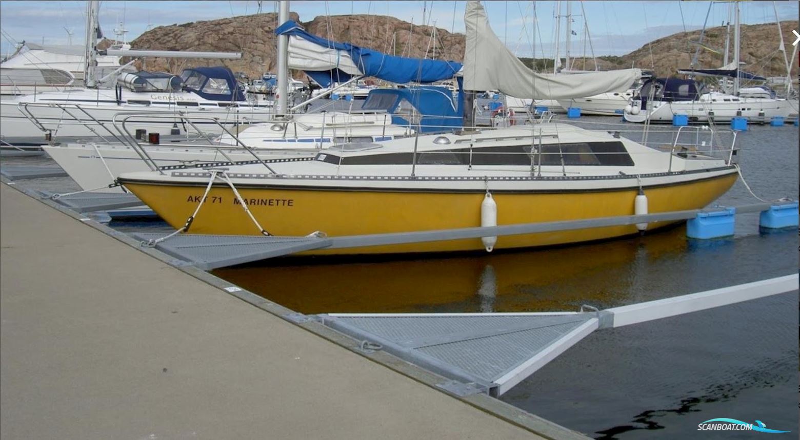 Marinette 33 Zeilboten 1978, met VPMD7 motor, Sweden