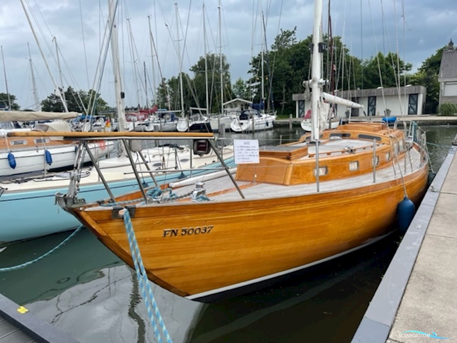 Matthiesen & Paulsen 7,5 KR Seefahrtskreuzer Zeilboten 1963, met Nanni 4.190 HE motor, The Netherlands