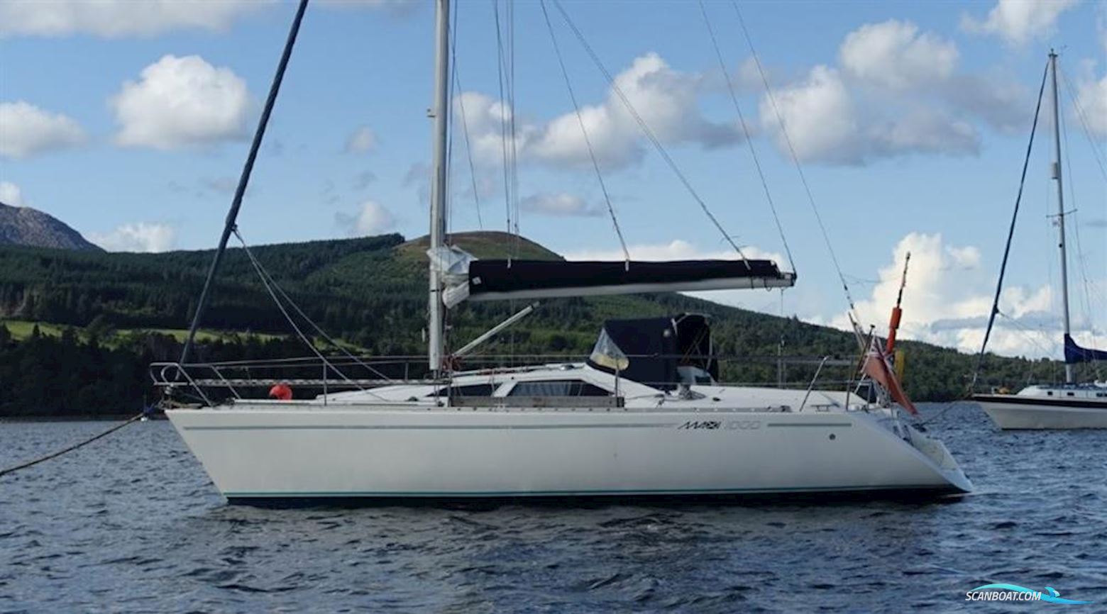 Maxi  1000 Zeilboten 1993, met Volvo Penta  D1 20 motor, United Kingdom