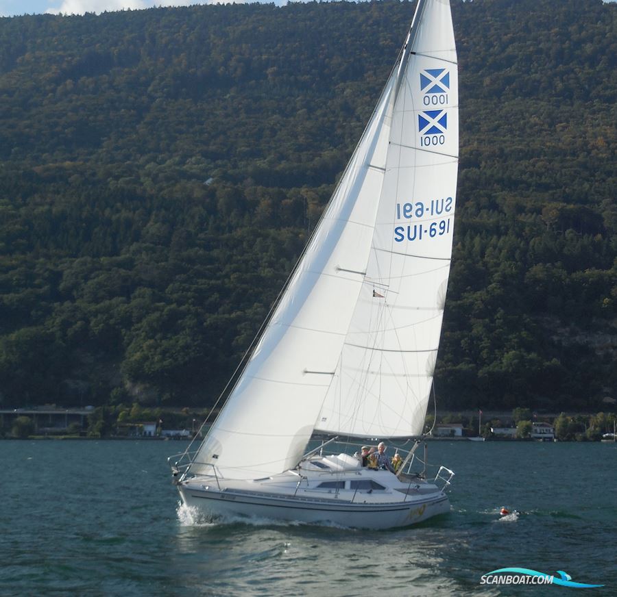 Maxi 1000 Zeilboten 1996, met Sole Mini 17 motor, Switzerland