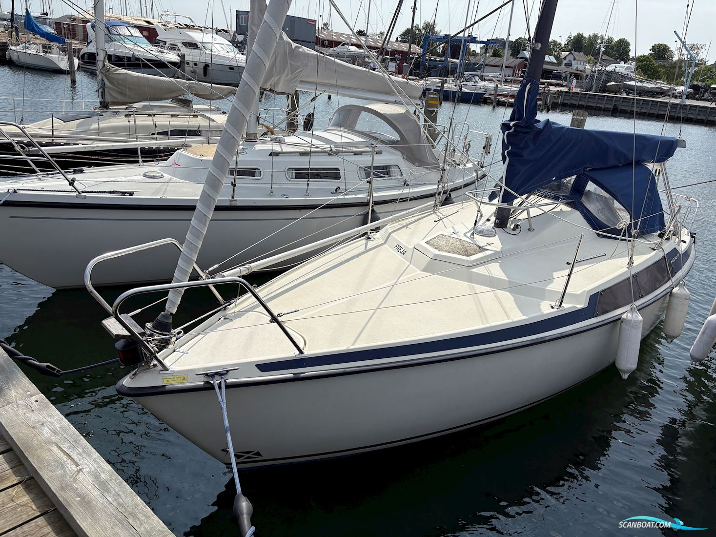 Maxi 77 Zeilboten 1981, met Honda motor, Denemarken