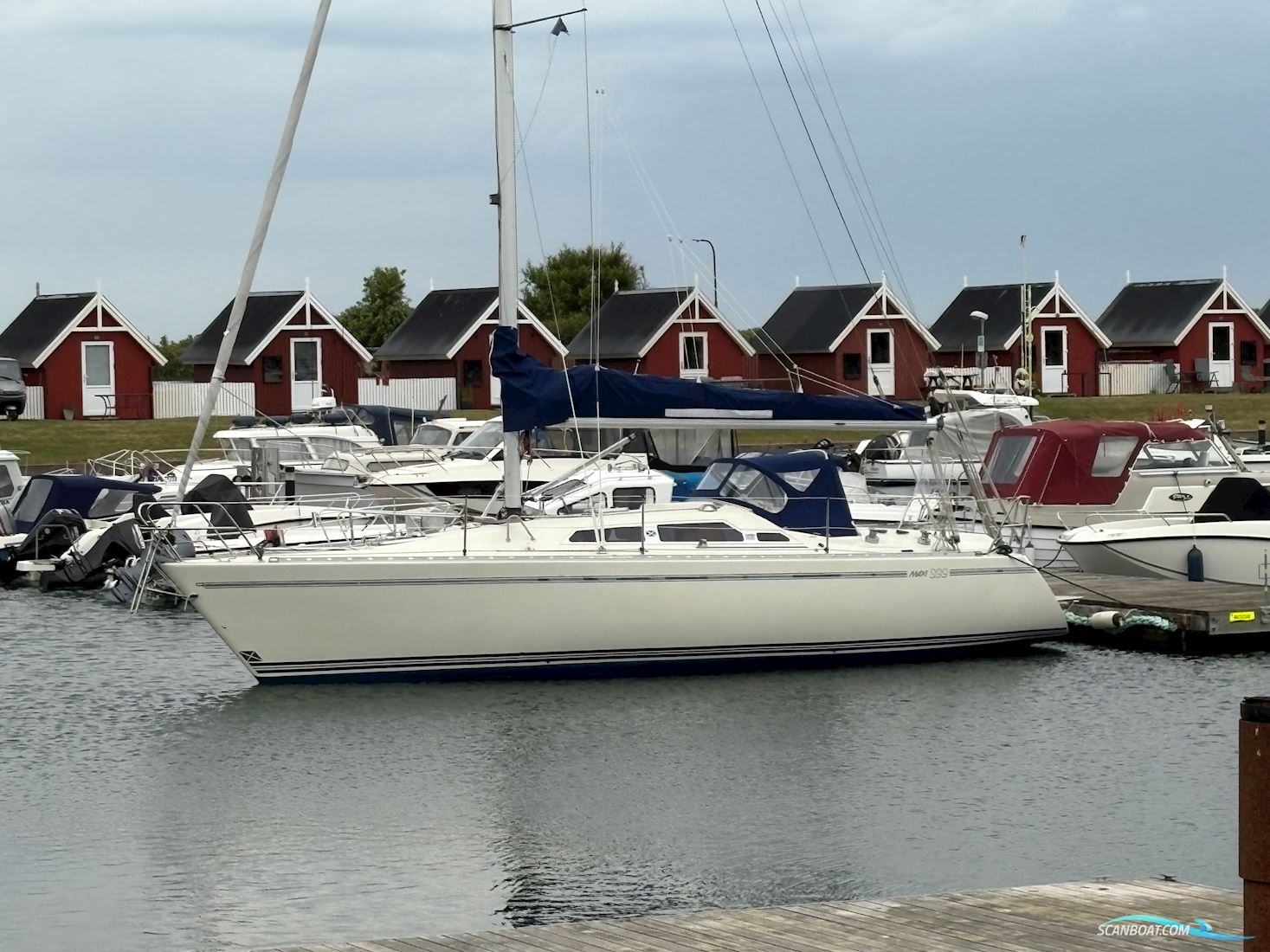 Maxi 999 Zeilboten 1986, met Volvo penta 2002 motor, Denemarken