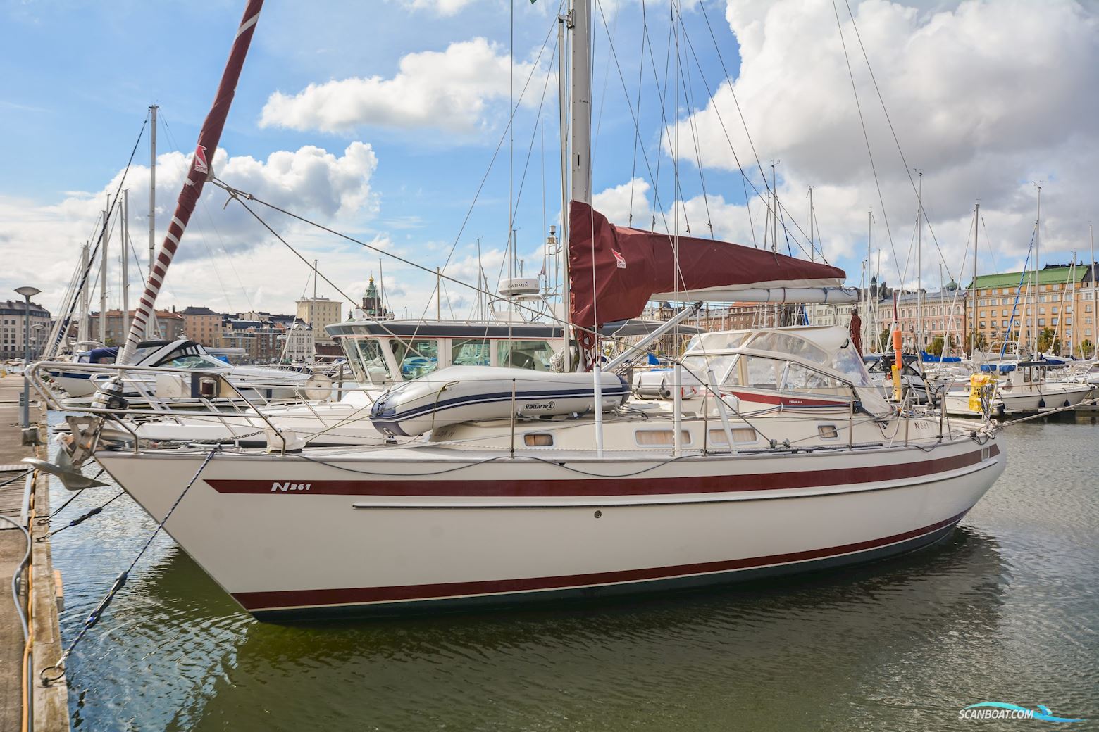 Najad 361 Zeilboten 1999, met Volvo Penta MD-22L motor, Finland