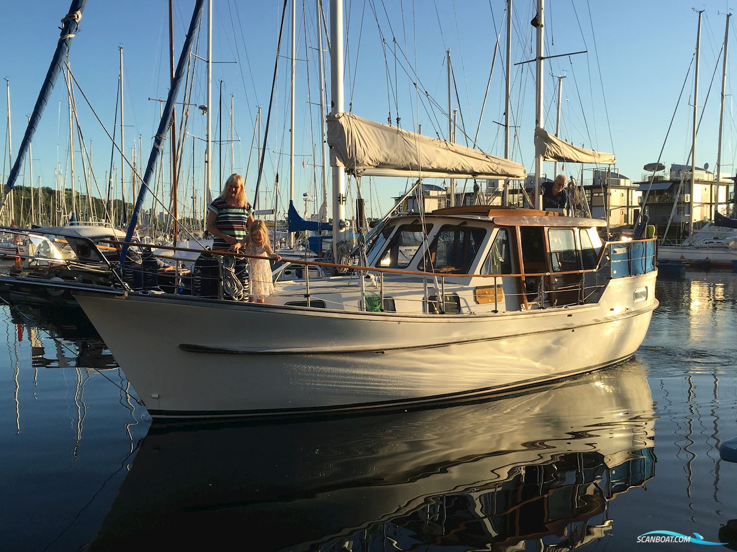 Nauticat 33 Zeilboten 1986, met Ford Lehmann Super 90 motor, Duitsland