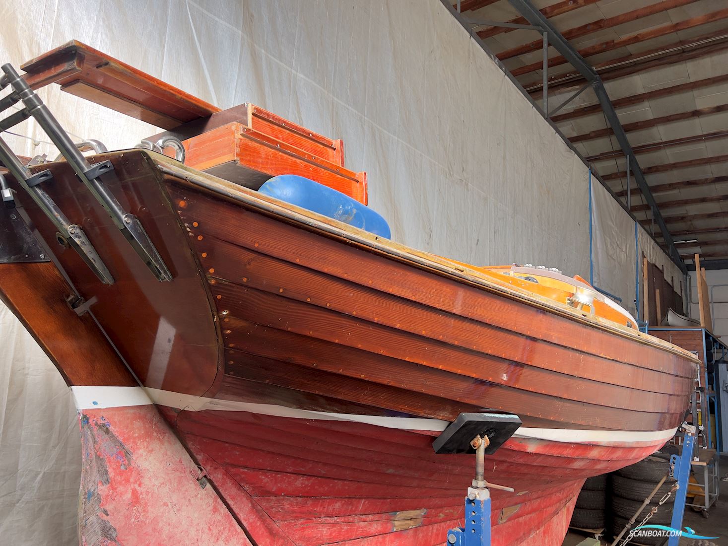 Nordisk Folkebåd Nordisches Folkeboot, Thomas Lind, Middelfart, Lärche Auf Eiche
