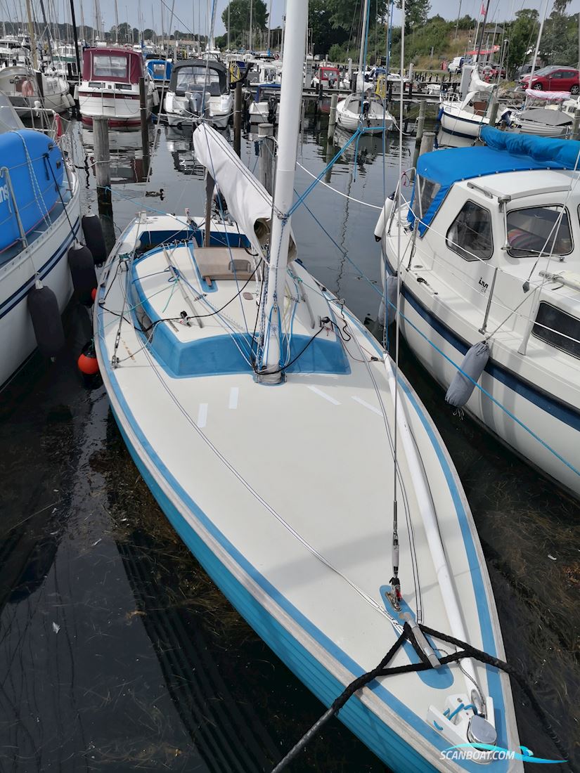 Nordisk Folkebåd Zeilboten 1977, met Suzuki motor, Denemarken