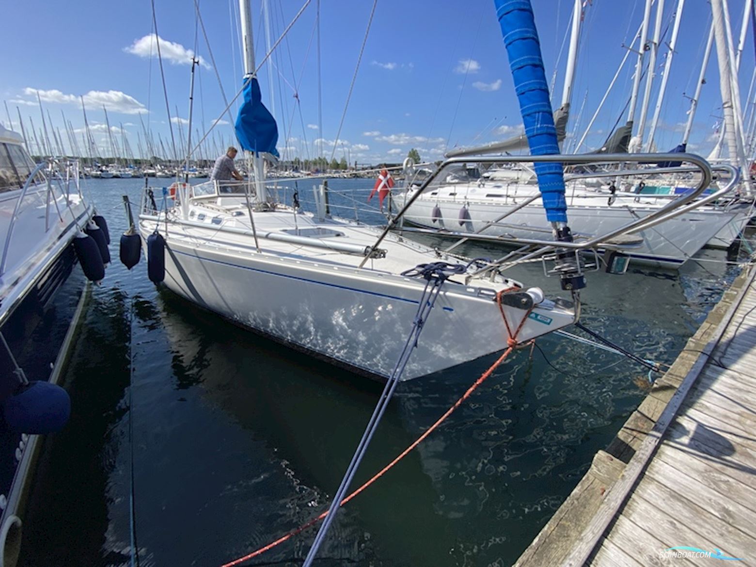 Norlin 37 Zeilboten 1989, met Volvo Penta
 motor, Denemarken