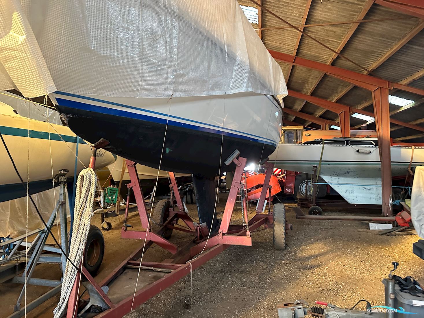 Omega 30 S Zeilboten 1987, met Vetud motor, Denemarken