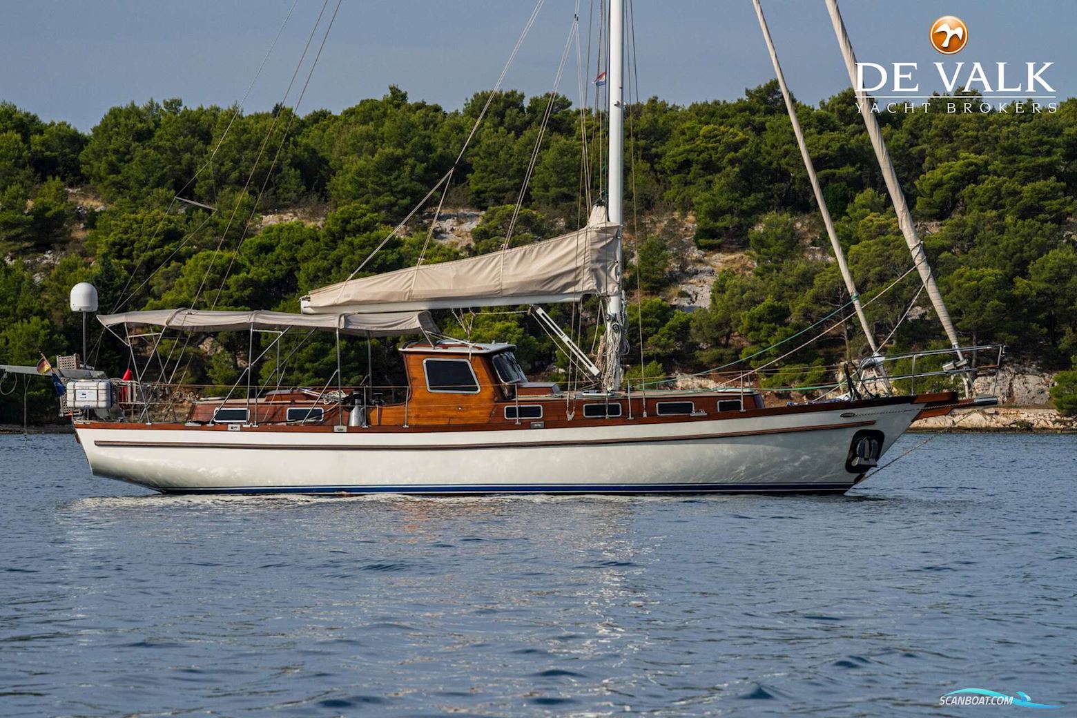 One Off Classic S/Y 50 Zeilboten 1972, met Steyr Puch motor, Kroatië