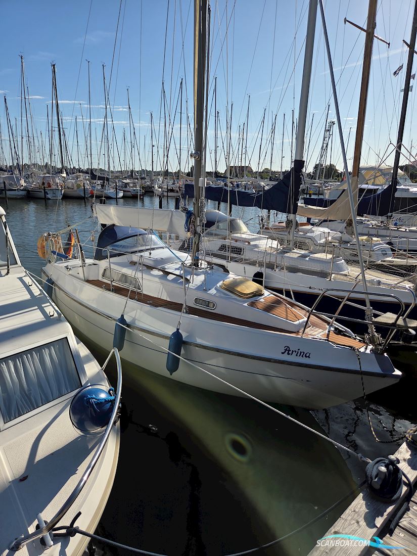 Rebell Seaskip Zeilboten 1978, met AB Mercury im Schacht motor, Duitsland