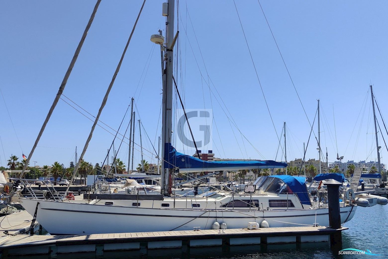 Rival Bowman 48 AC Zeilboten 1992, met Perkins M90 motor, Portugal