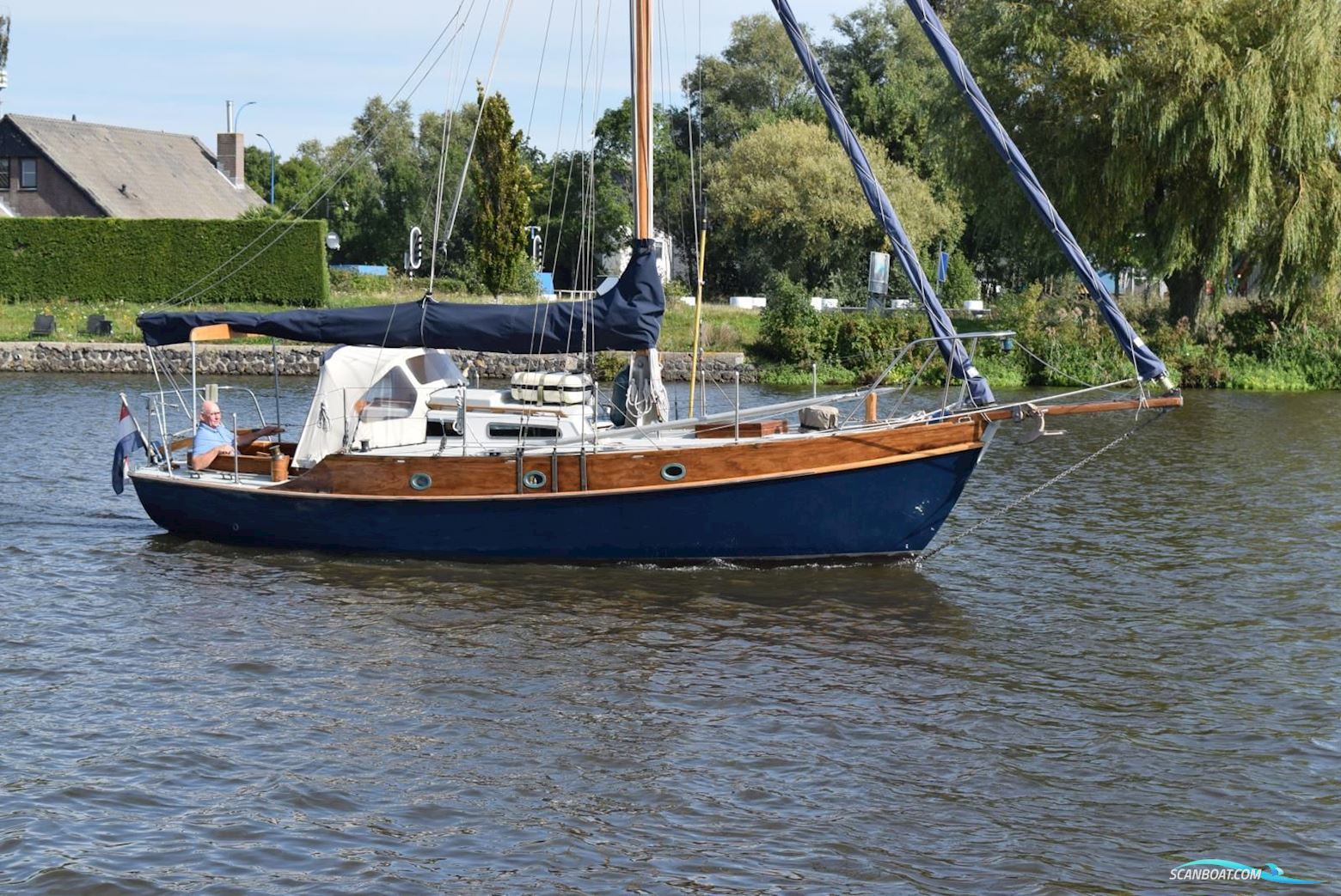 Rossiter Pintail 27 Zeilboten 1976, met Lister Petter motor, The Netherlands