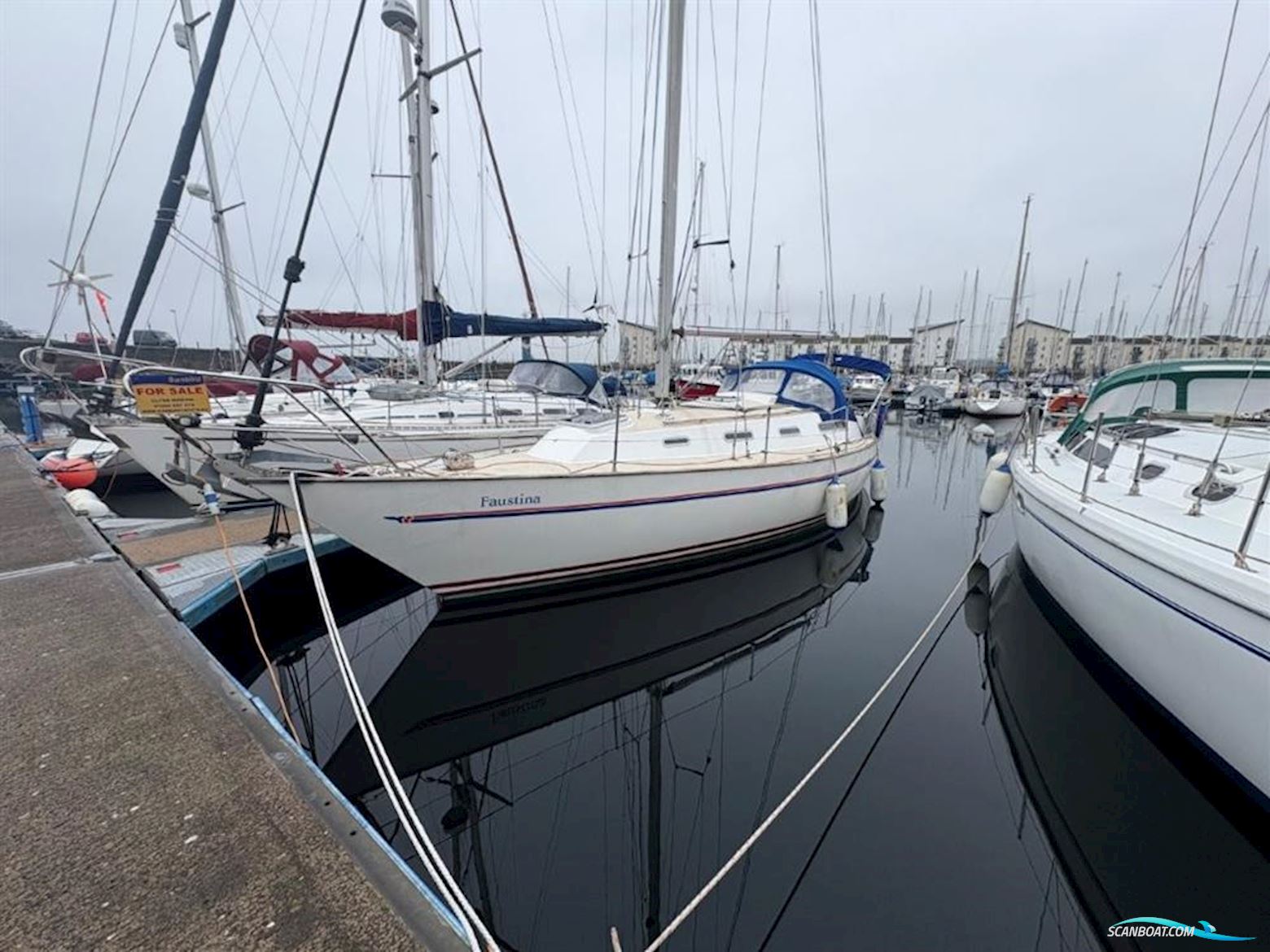 Sadler 34 Zeilboten 1986, met Bukh  DV24ME motor, United Kingdom