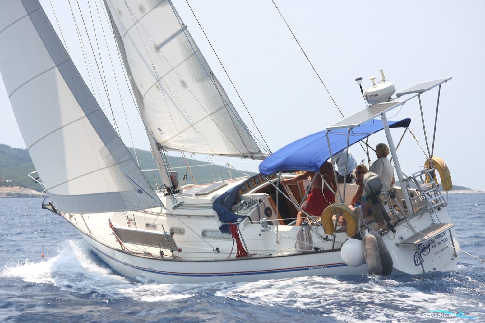 Sadler Yachts 34 SE Zeilboten 1985, met Yanmar 3GM30F motor, Griekenland