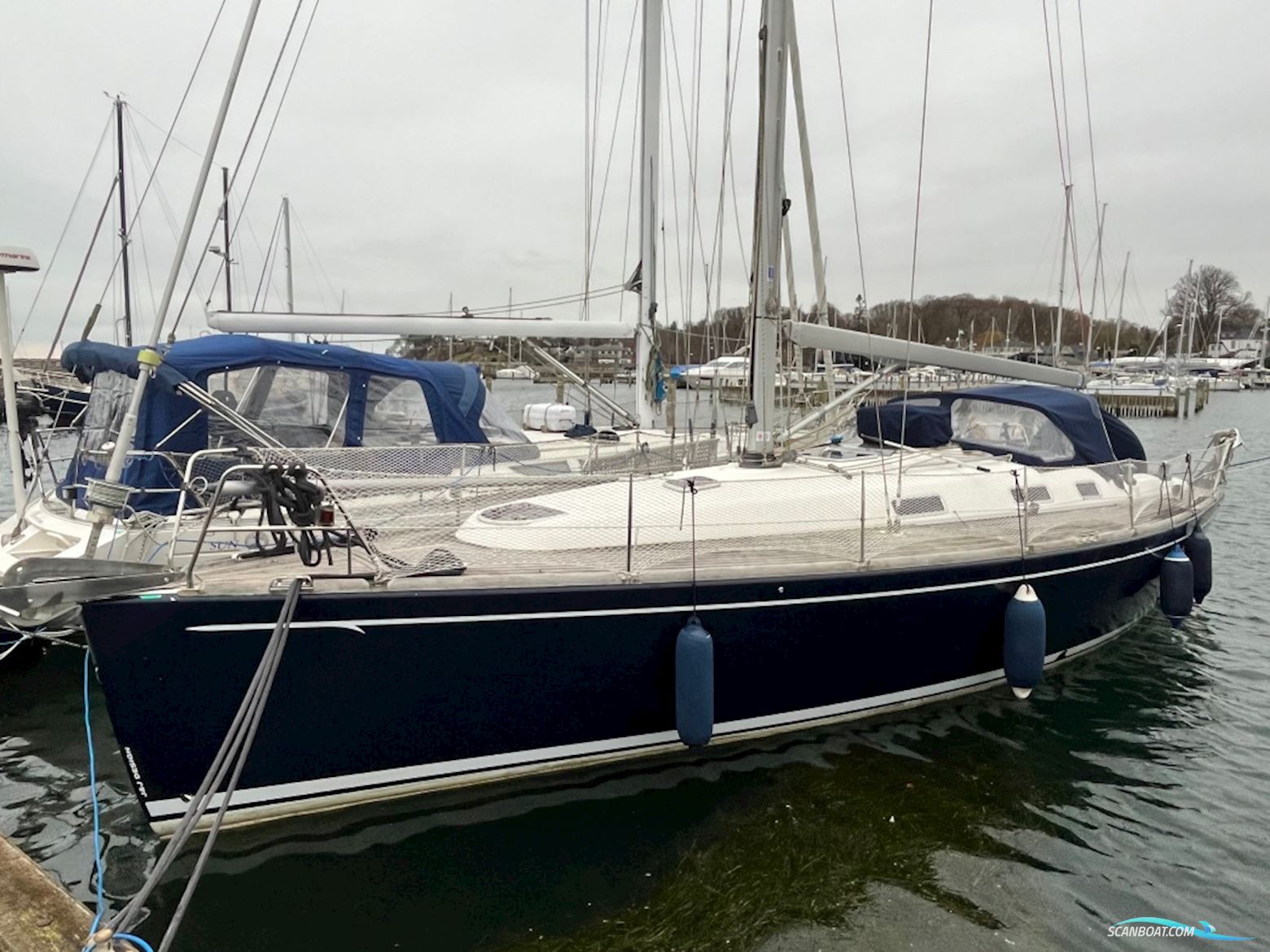 Salona 40 Zeilboten 2004, met Yanmar Rcd-3JH5X1 motor, Denemarken