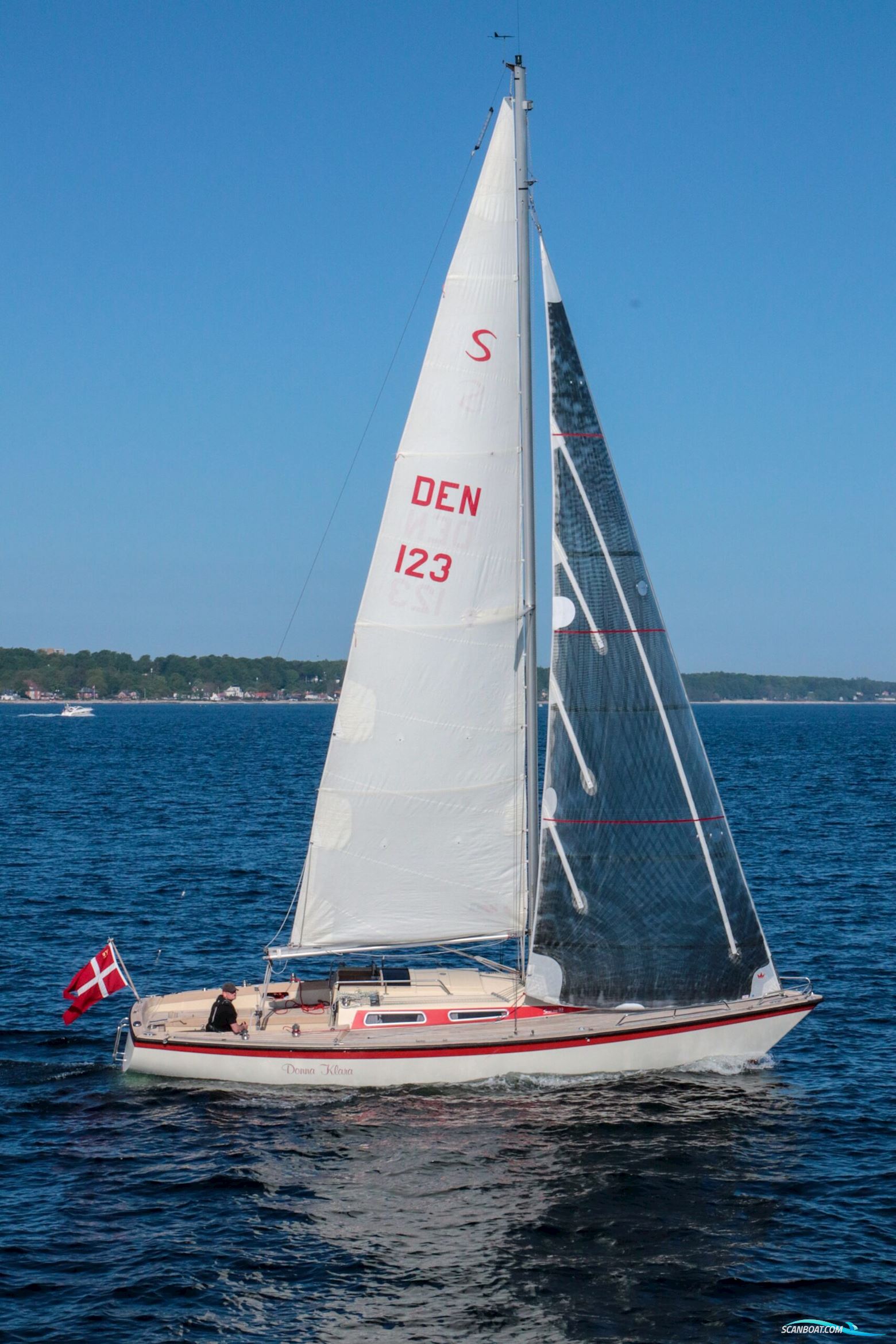 Scankap 99. Velholdt og Nedsat Zeilboten 1990, met Yanmar motor, Denemarken