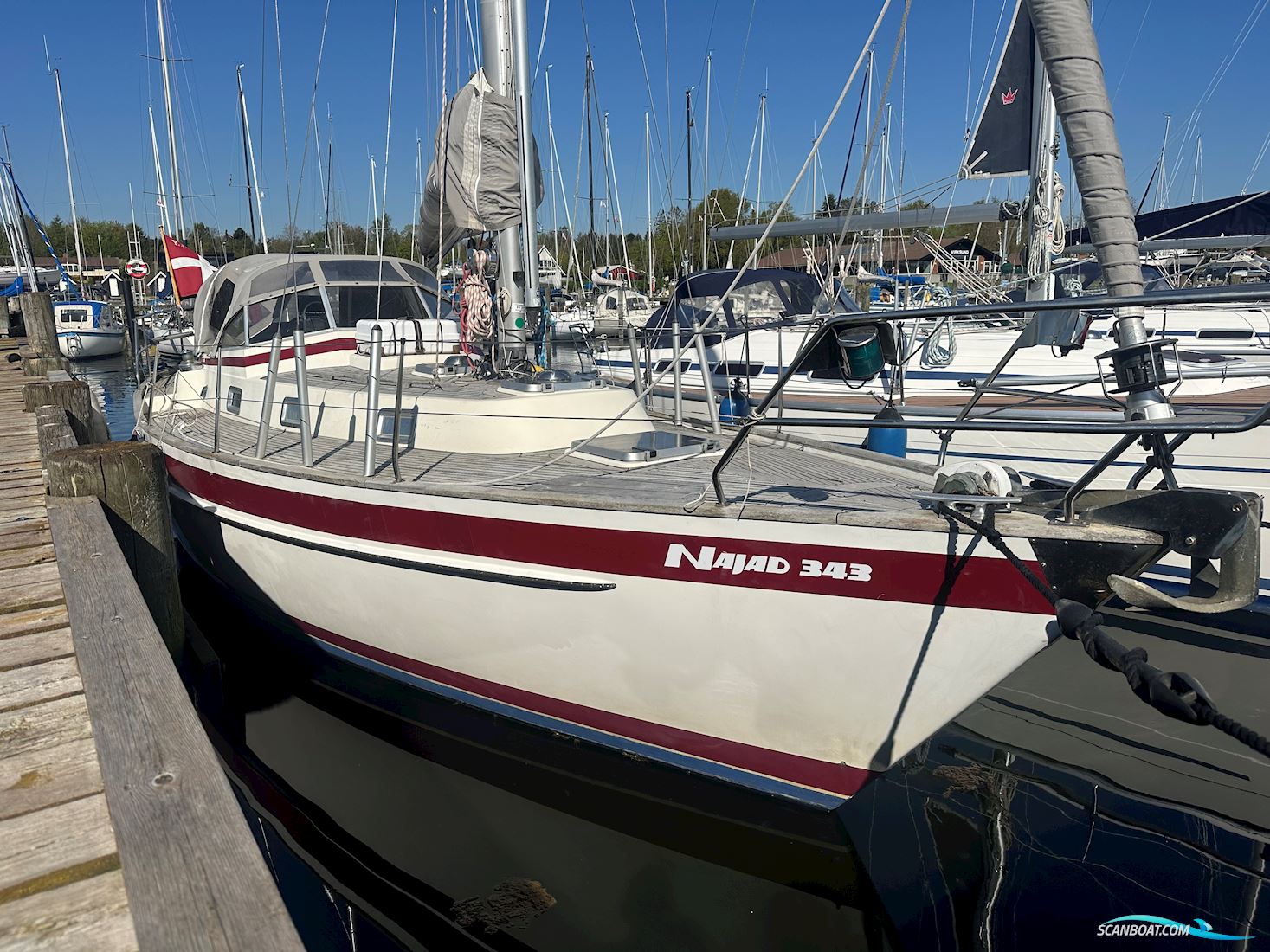 SOLGT Najad 343 Nedsat Zeilboten 1983, met Lombardini motor, Denemarken