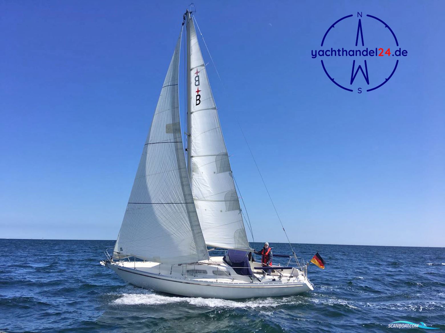 Sydals Albin Ballad MK II Zeilboten 1989, met Volvo D 1 motor, Duitsland