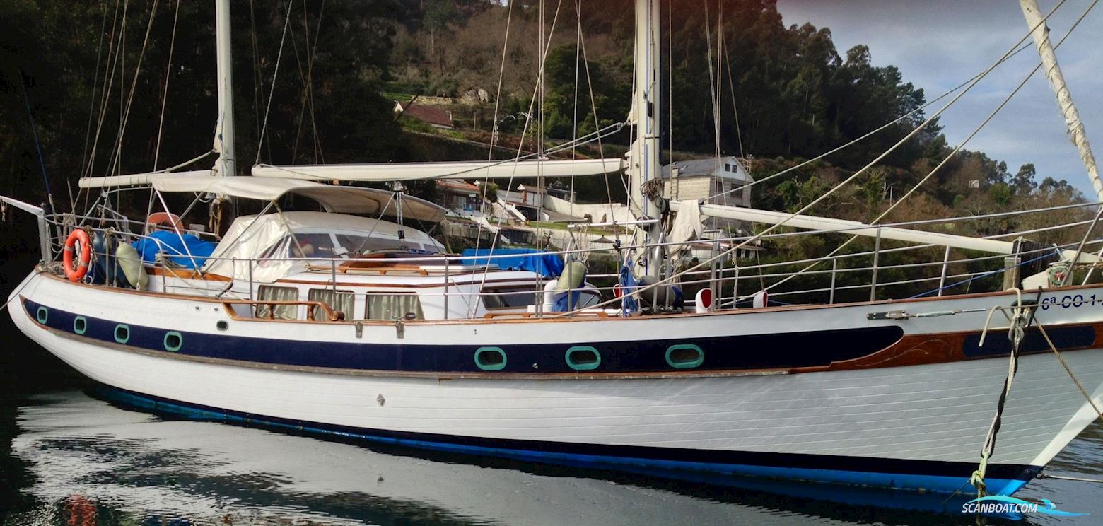 TA CHIAO CT54 Ketch Zeilboten 1980, met FORD Lehnan motor, Spain