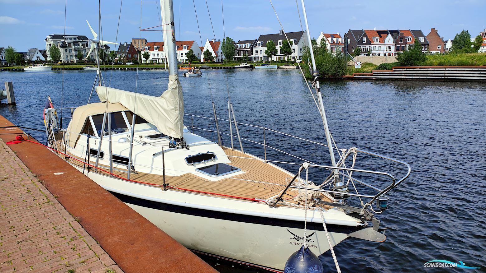 Targa 96 Zeilboten 1980, met Volvo Penta MD2B motor, The Netherlands