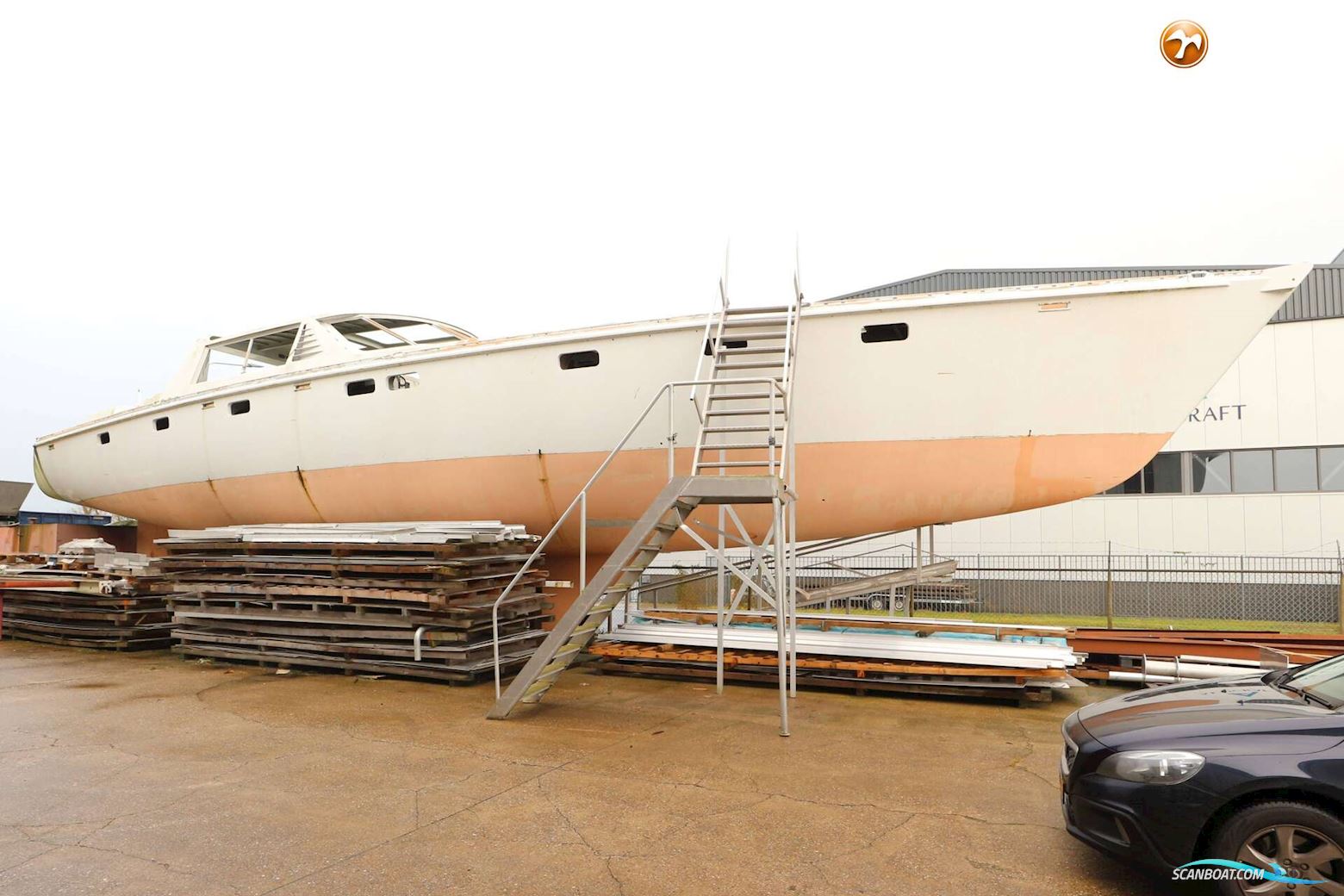 Trintella 82AD hull Zeilboten 1992, met MTU motor, The Netherlands