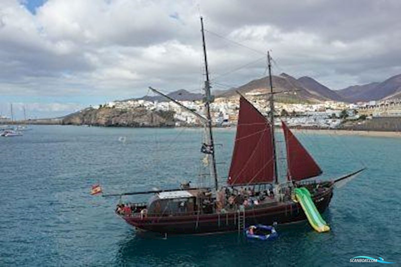 Turkish Gulet Pirate Vessel Zeilboten 1940, met DINA motor, Spain