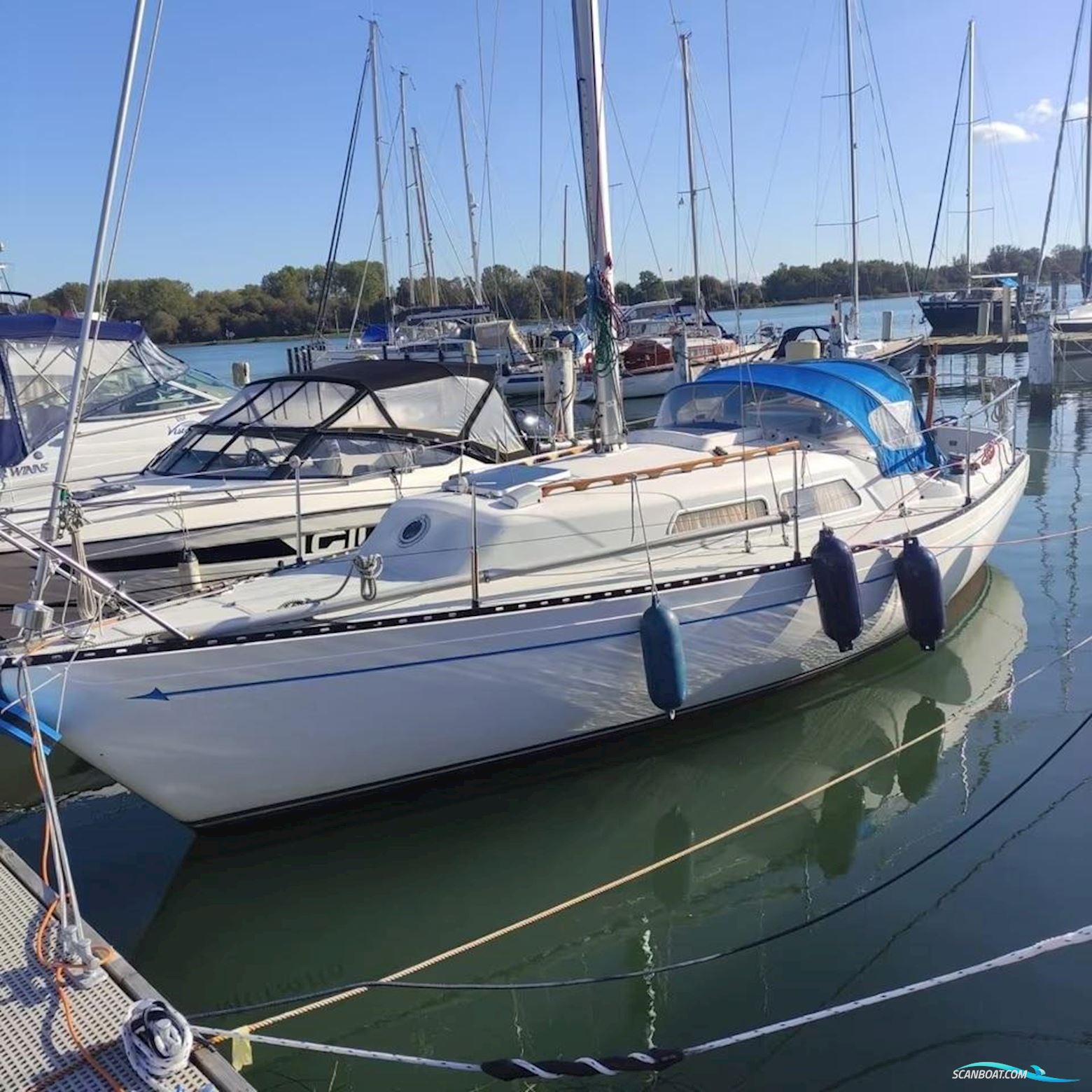 van Heygen Spirit 28 Zeilboten 1982, met Volvo Penta MD7A motor, Duitsland