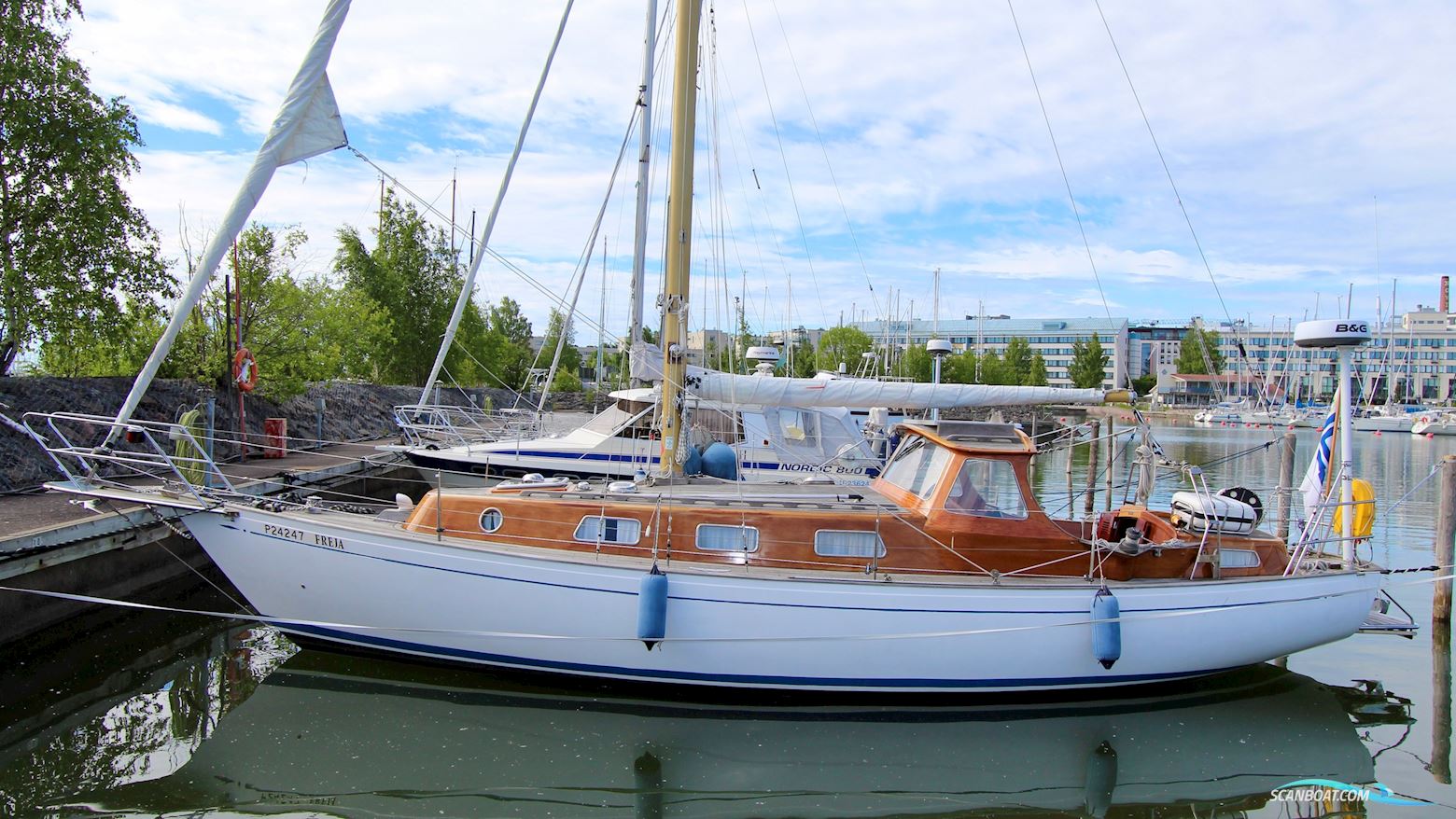 Vindö 50 Zeilboten 1973, met Volvo Penta MD21A motor, Finland