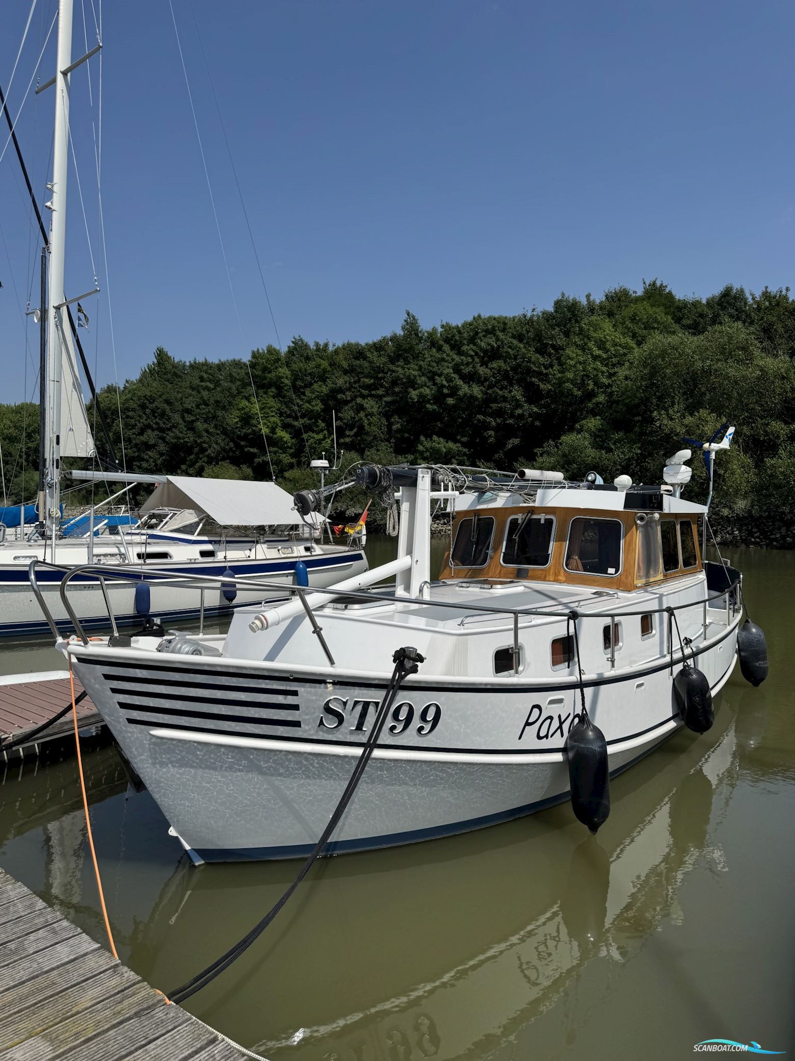 Volharding, Stavoren Staverse Kotter 1040 Zeilboten 1989, met Iveco Fpt 8061M12 motor, Duitsland