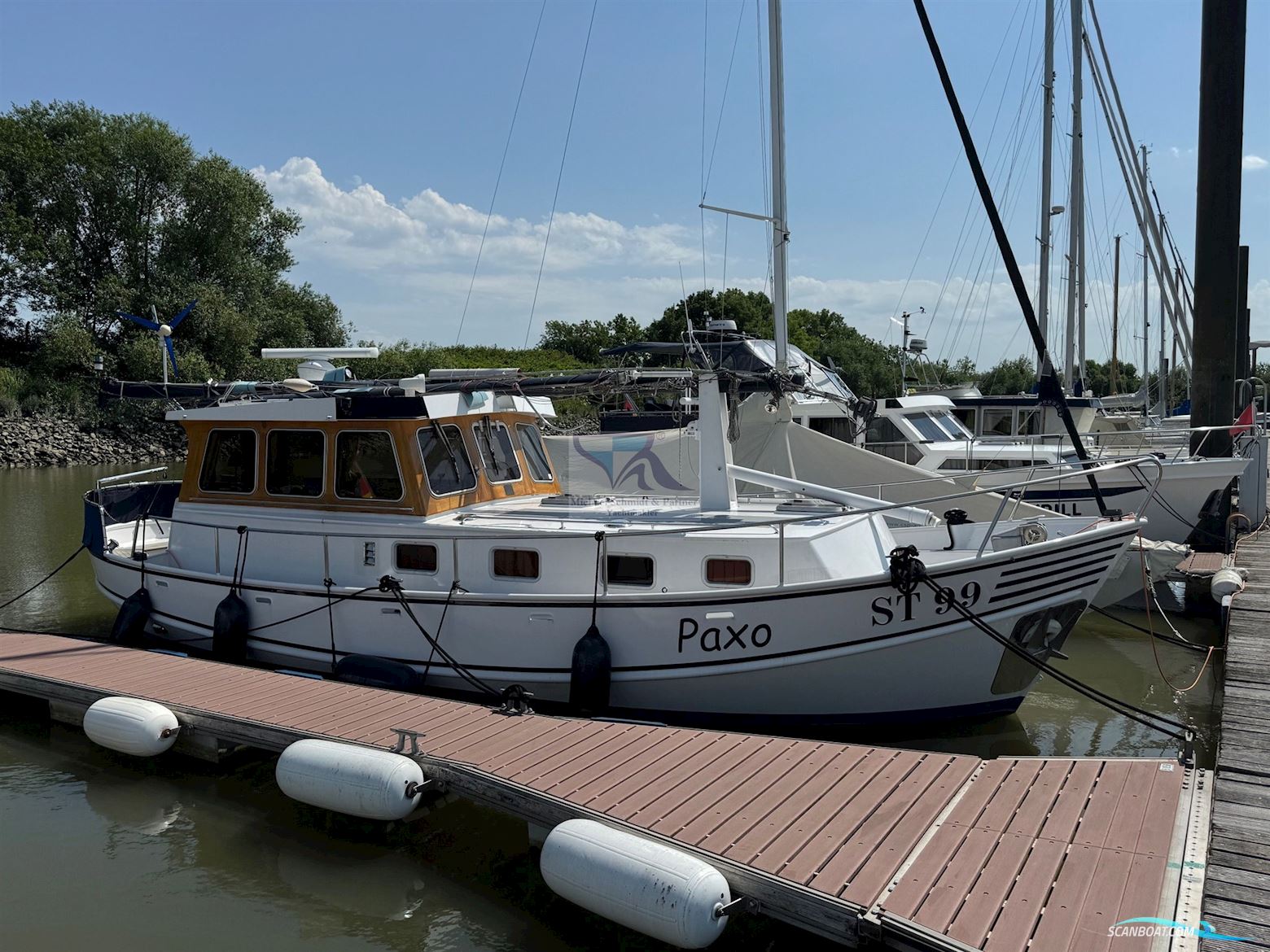 Volharding, Stavoren Staverse Kotter 1040 Zeilboten 1989, met Iveco Fpt 8061M12 motor, Duitsland