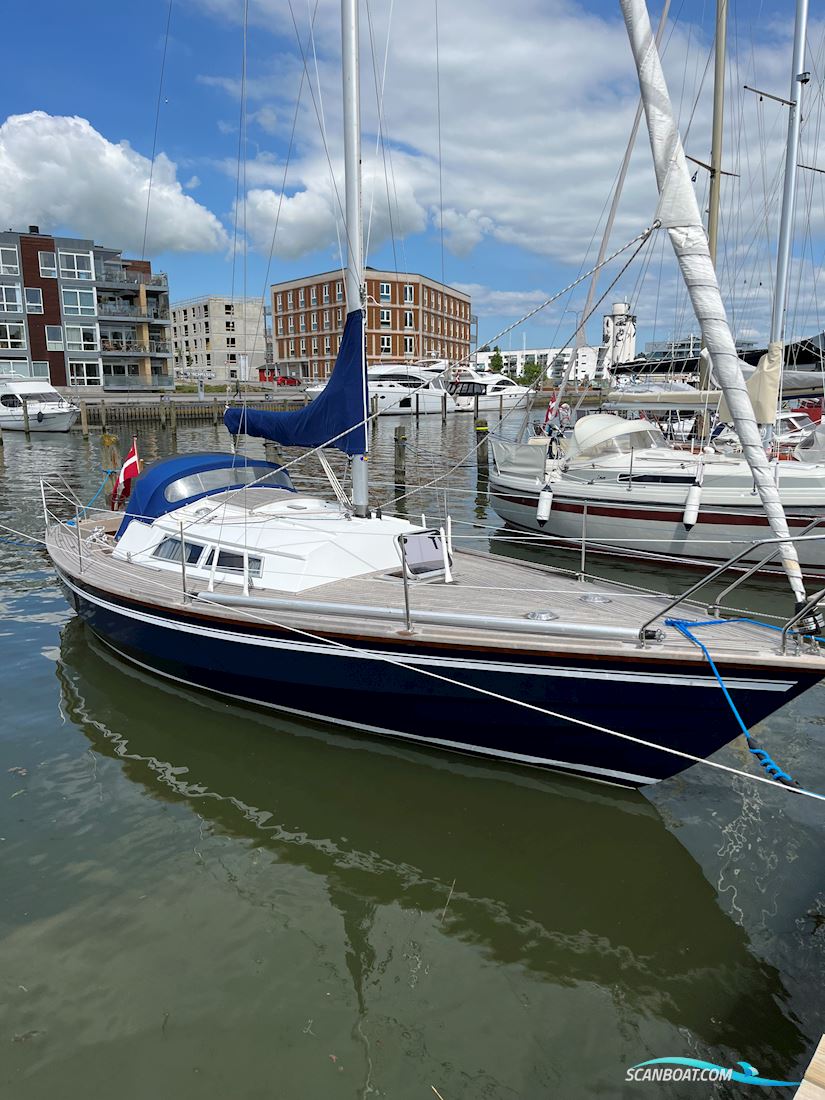 Waarschip 870 Halftonner Zeilboten 1977, met Volvo Penta MD2020D motor, Denemarken