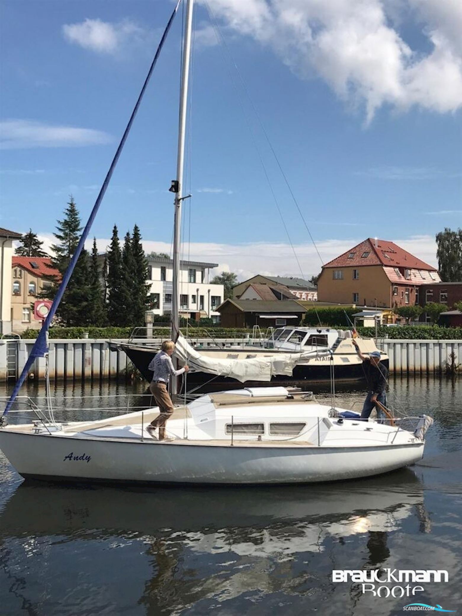 Werftbau Hiddensee Zeilboten 1986, met Ruggerini motor, Duitsland